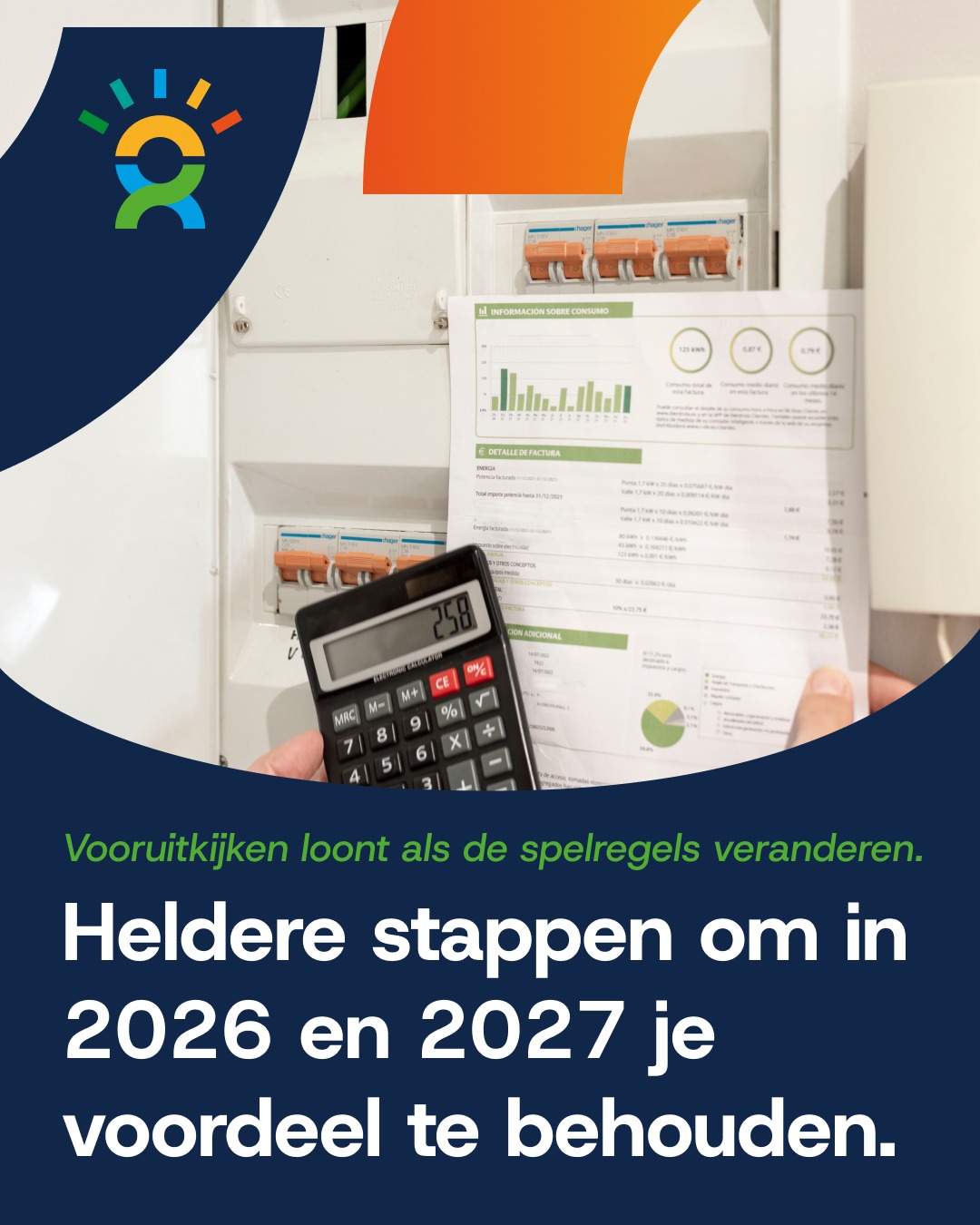 Draaischijfmeter Oude draaischijfmeter die vervangen moet worden door een digitale meter in 2026